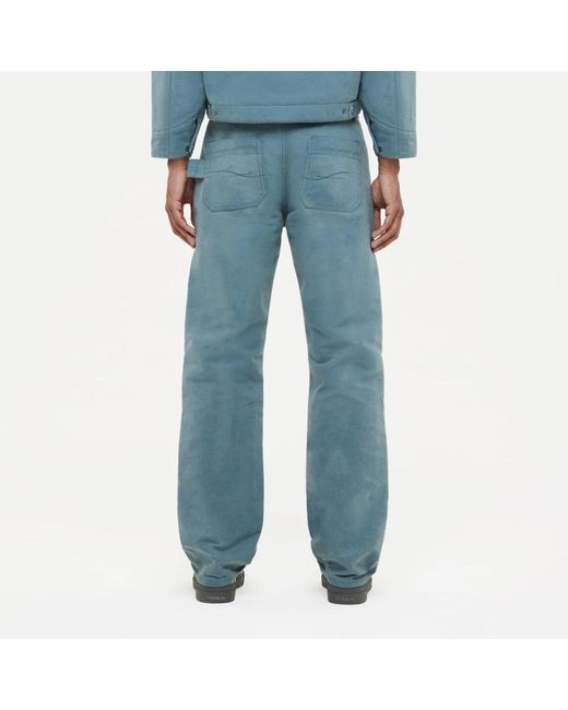 flâneur Blue Straight Fit Jeans for men