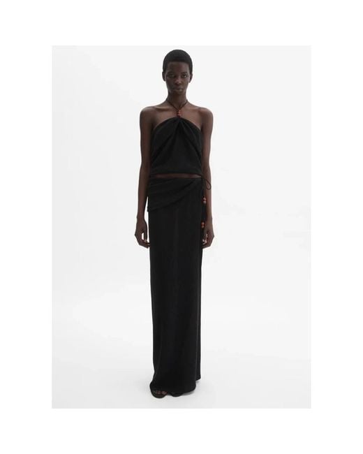 Magda Butrym Black Sleeveless Tops