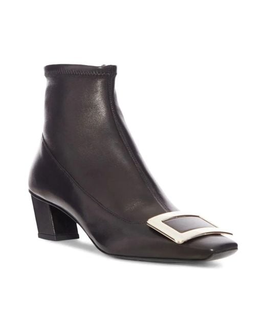 Roger Vivier Brown Heeled Boots