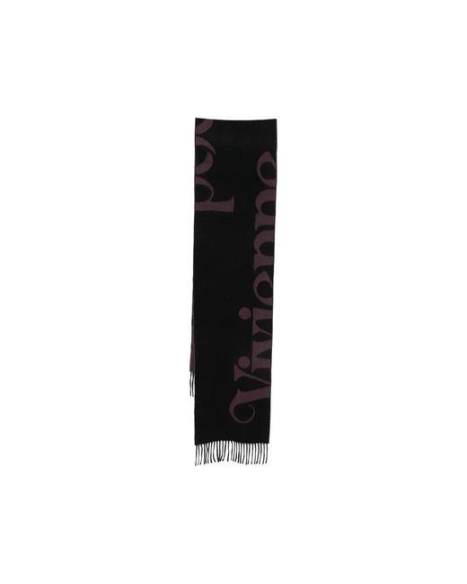 Vivienne Westwood Black Winter Scarves