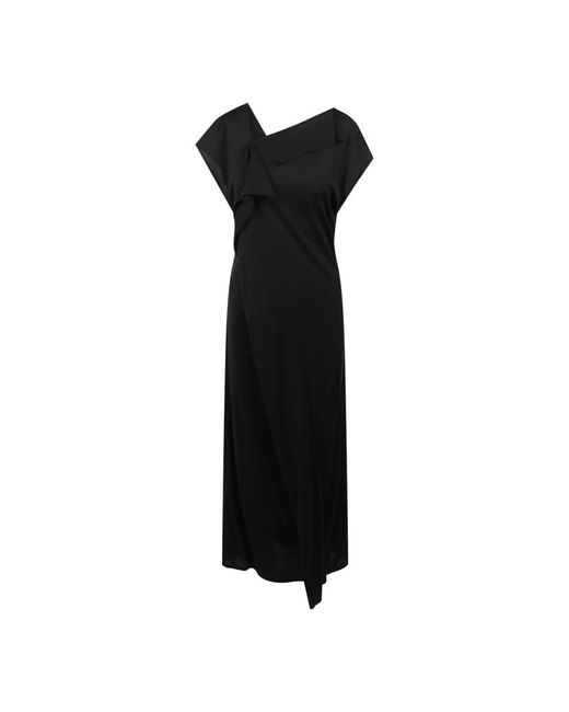 Midi Dresses Plan C de color Black