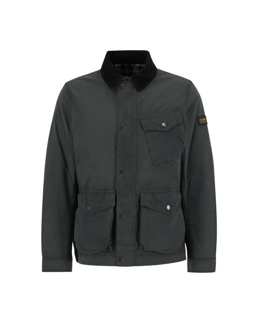 Barbour Jassen ,Blauw ,Katoen Drifter Gewaxte Jas Salie in het Black voor heren