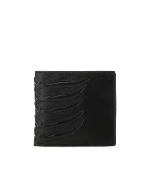 Alexander McQueen Rib Cage Wallet in Black für Herren