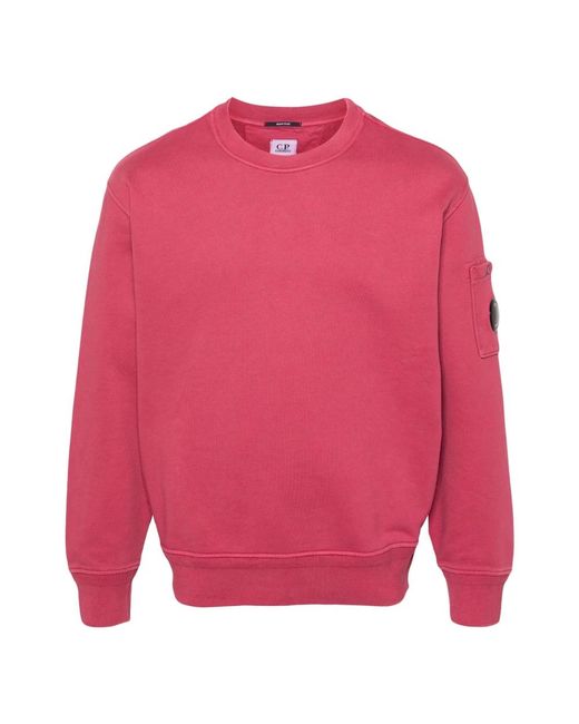 C P Company Stilvolle pullover kollektion in Pink für Herren