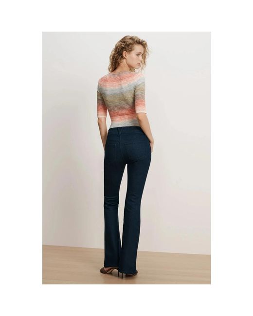 Flared Jeans Veronica Beard de color Blue