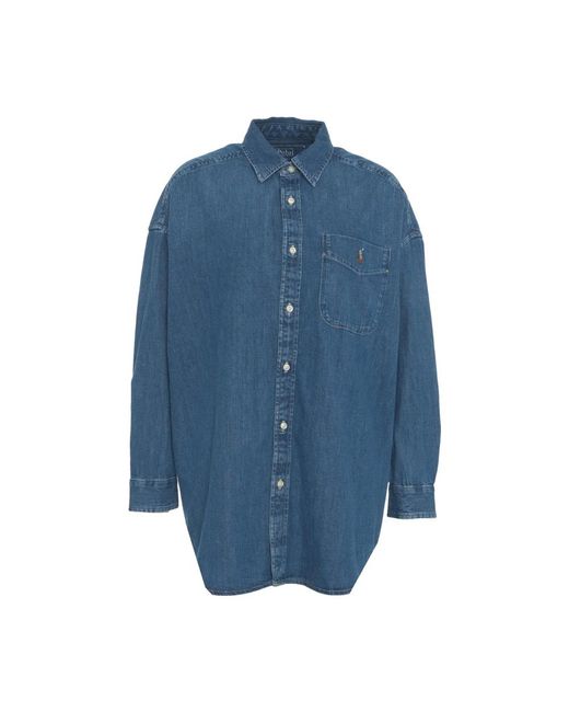 Denim Shirts Polo Ralph Lauren de color Blue
