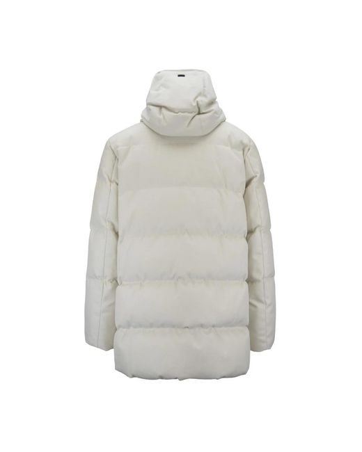 Herno Gray Down Jackets for men