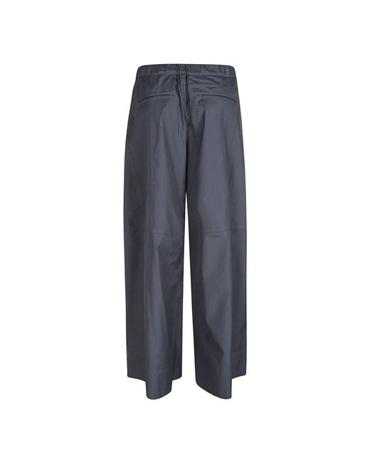 Max Mara Blue Wide Trousers