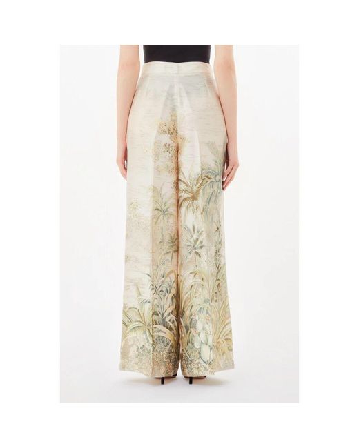 Wide Trousers Liu Jo de color Metallic