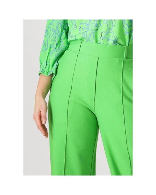 Jansen Amsterdam Green Weite Lange Grüne Abby Hose