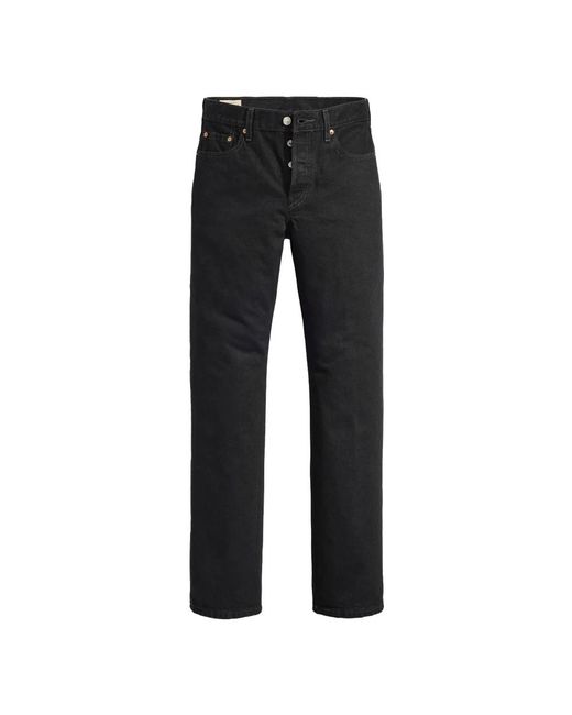 Straight Jeans Levi's de color Black