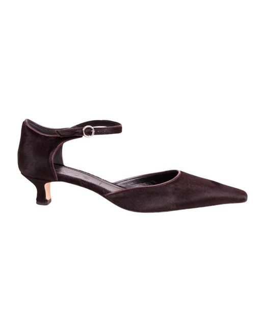 Aeyde Schoenen ,Bruin ,Leer Tillie Pumps in het Brown