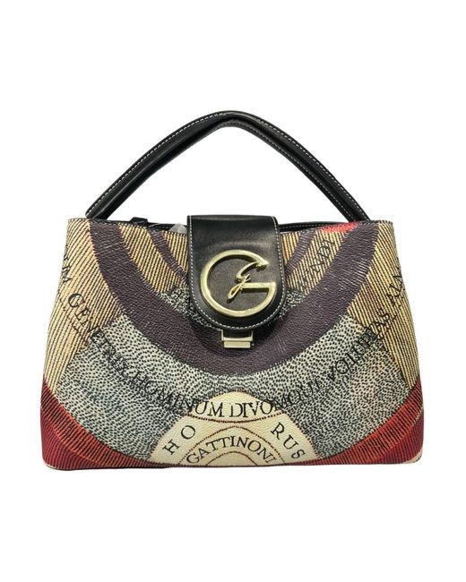 Gattinoni Metallic Handbags