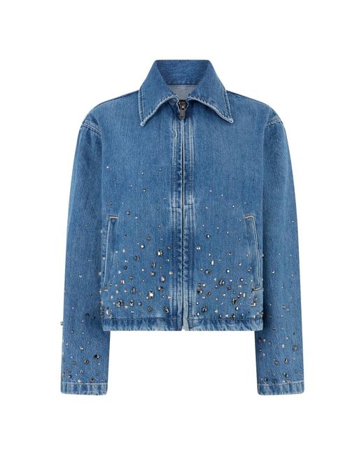 7 For All Mankind Blue Denim Jackets