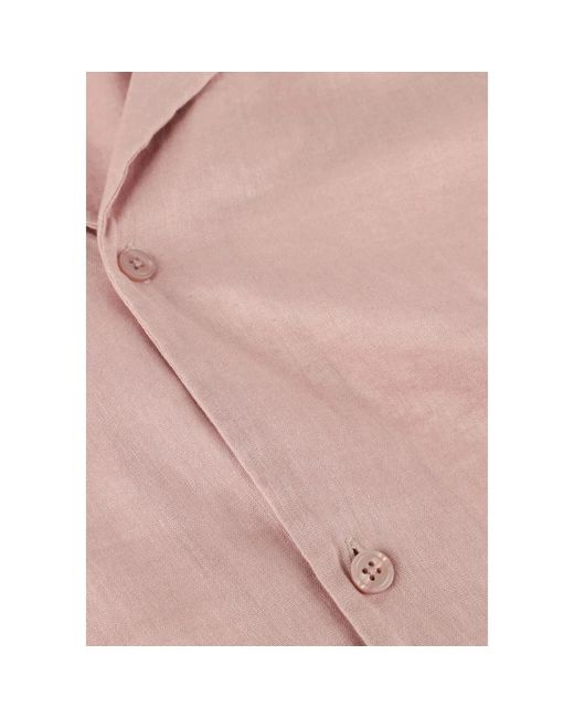 Drykorn Pink Short Sleeve Shirts for men