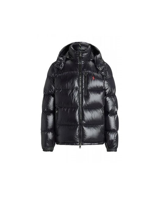 Ralph Lauren Black Down Jackets for men