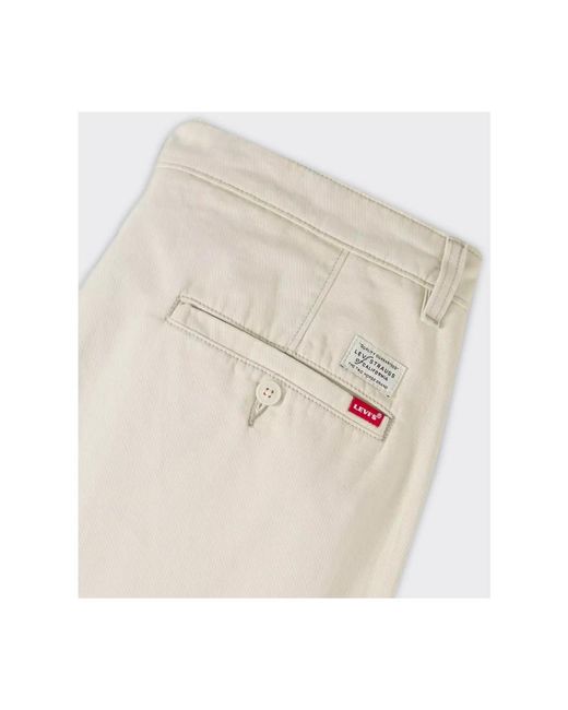 Levi's White Straight Jeans for men