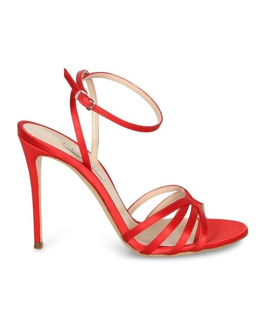 Casadei Red High Heel Sandals