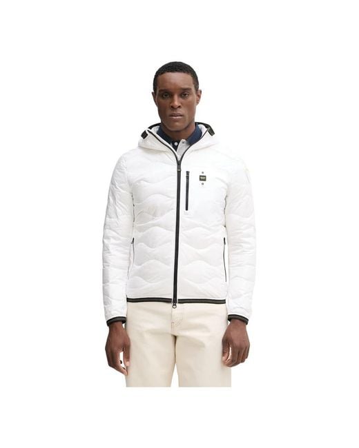 Blauer Wave Down Jacket in het White voor heren