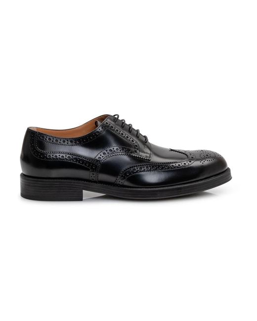 Tod's Schoenen ,Zwart ,Leer Leren Veterschoenen in het Black voor heren