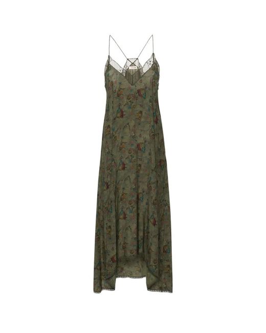 Zadig & Voltaire Green Midi Dresses