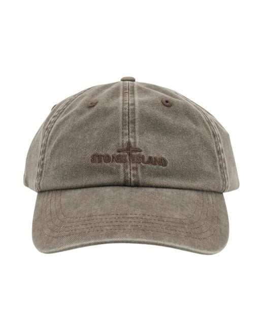 Caps di Stone Island in Gray da Uomo