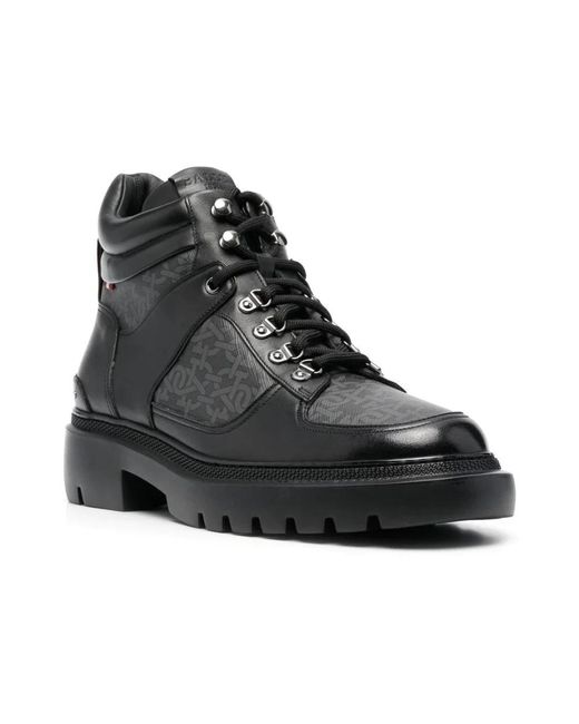 Bally Black Lace-Up Boots for men