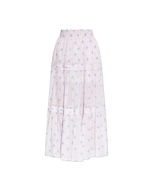 Maxi Skirts LoveShackFancy de color White