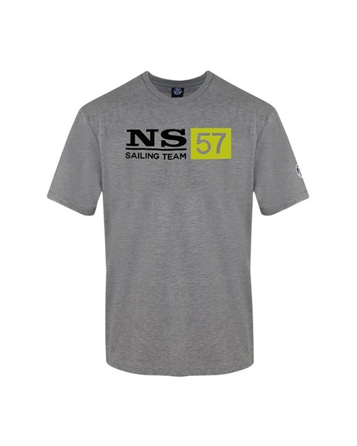 T-camicie di North Sails in Gray da Uomo
