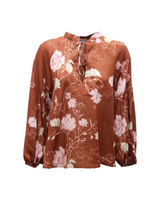 Marella Brown Blouses