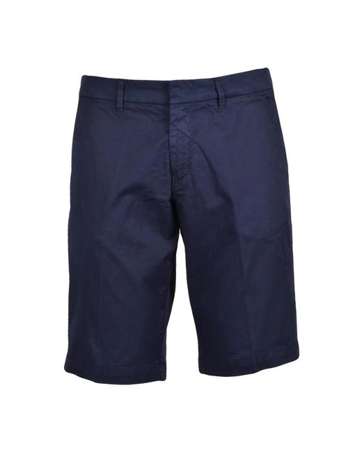 Fay Blue Casual Shorts for men