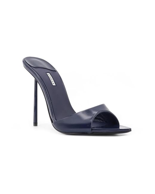 Le Silla Blue Heeled Mules