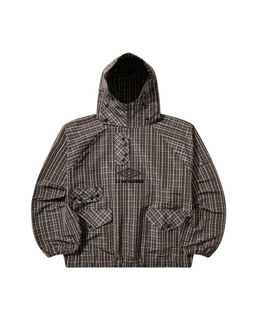 Umbro Check Smock Anorak in het Brown voor heren