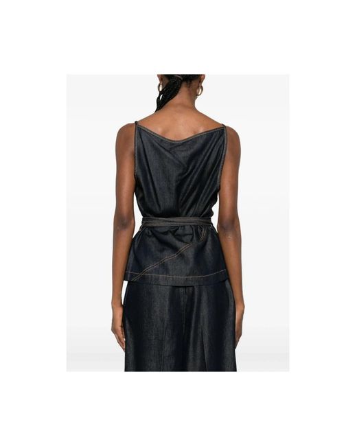 IRO Blue Sleeveless Tops