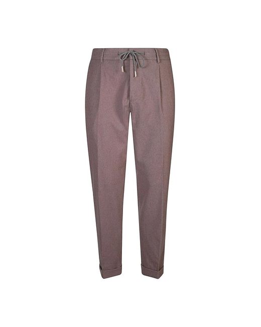 Eleventy Chinos in het Purple voor heren