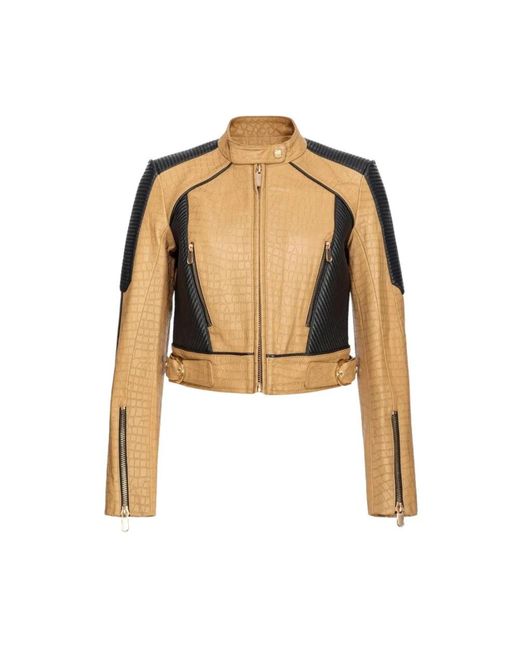 Pinko Multicolor Leather Jackets