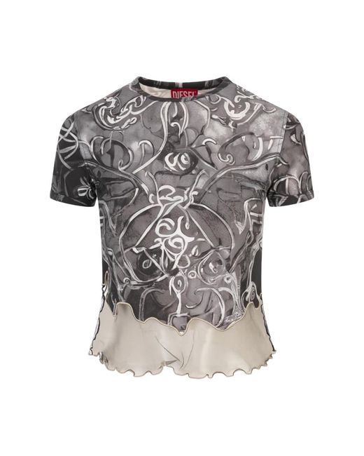 T-Shirts DIESEL en coloris Gray