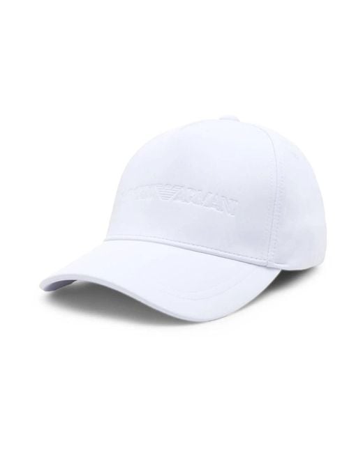 Caps di Emporio Armani in White da Uomo