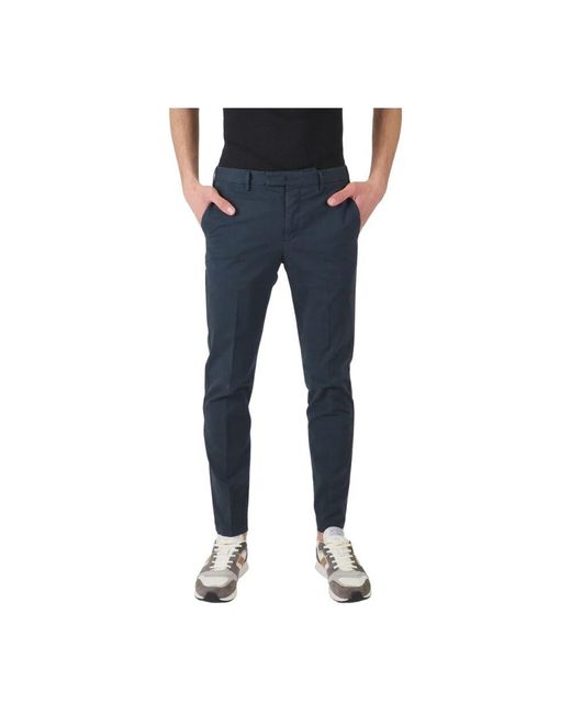 PT Torino Blaue Baumwollhose in Blue für Herren