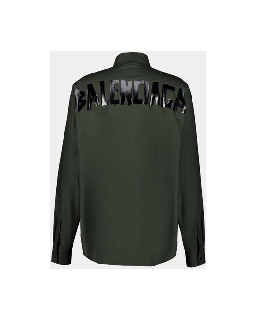 Balenciaga Green Casual Shirts for men