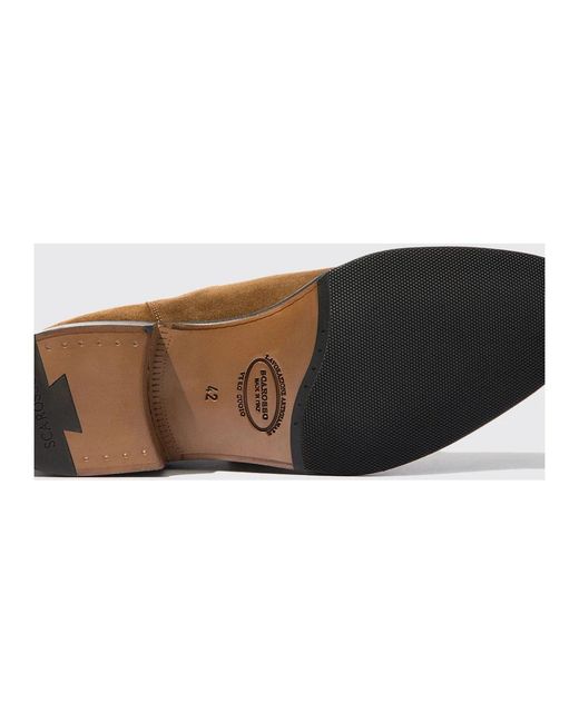 Scarosso Brown Giancarlo Chelsea Boots for men
