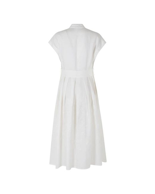 Eleventy White Shirt Dresses