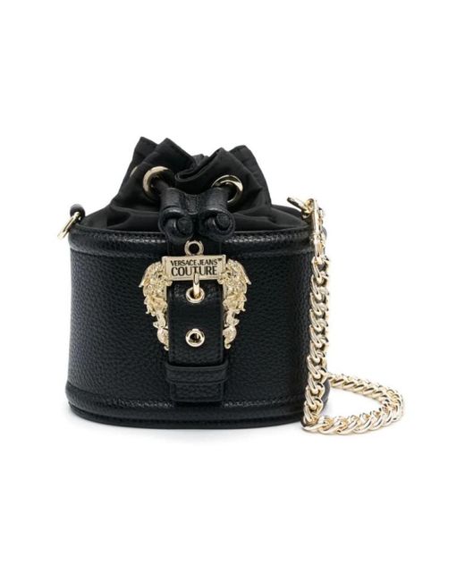 Versace Black Bucket Bags