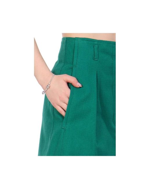 Weekend by Maxmara Green Casual Shorts