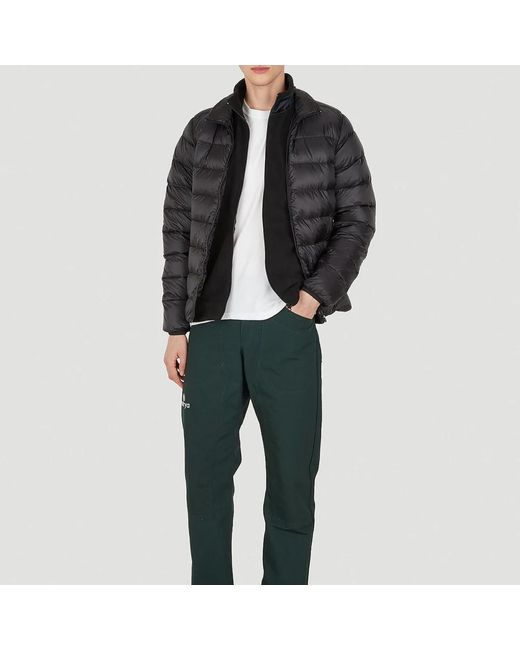 Ostrya Jassen ,Zwart ,Polyester Fleece Mouwloos Jack in het Black voor heren