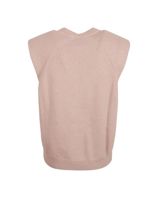 Jil Sander Pink Sleeveless Knitwear for men