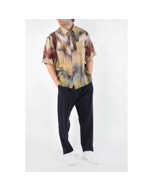 Costumein Multicolor Short Sleeve Shirts for men