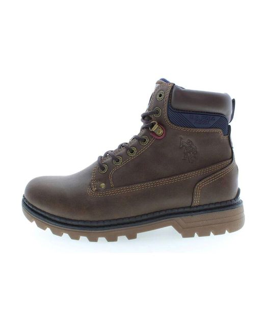 Lace-Up Boots di U.S. POLO ASSN. in Brown da Uomo