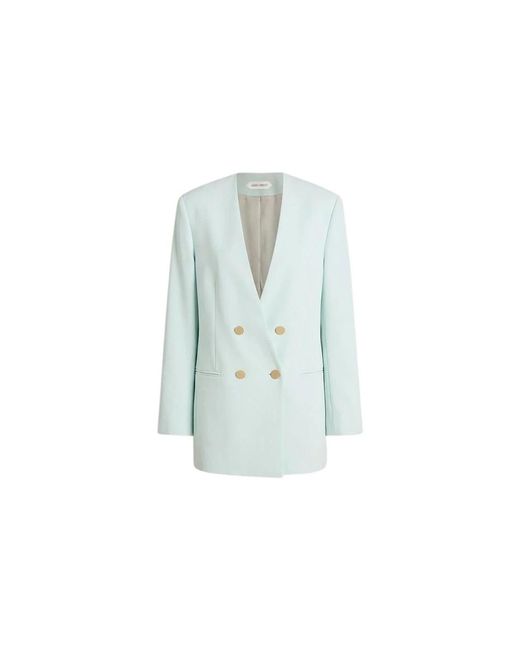 Alberta Ferretti Blue Blazers