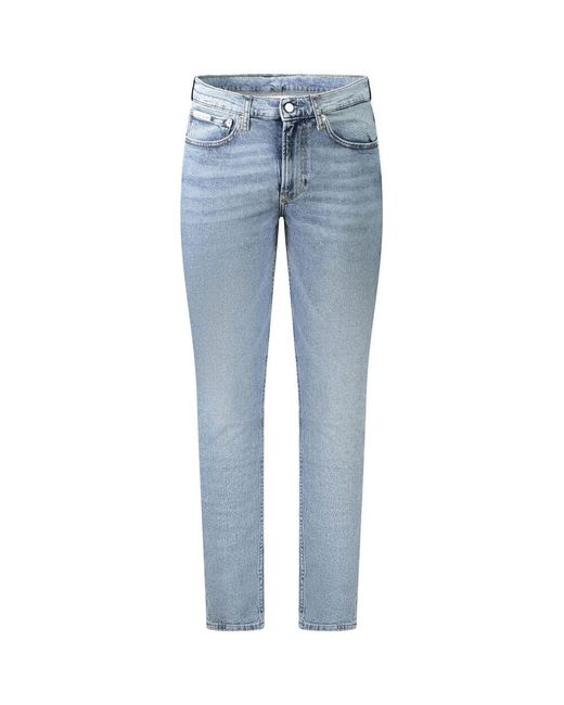 Calvin Klein Hellblaue Baumwolljeans & Hose in Blue für Herren